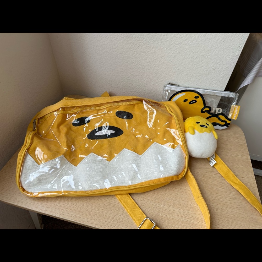 Gudetama Ita Messenger Tote Bag 2017 Sanrio